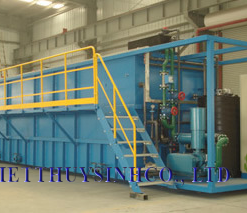hệ thống xử lý nước thải sinh hoạt công suất 40 m3 ngày đêm