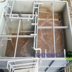 hệ thống xử lý nước thải sinh hoạt công suất 35 m3 ngày đêm