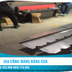 Gia công máng răng cưa inox 304